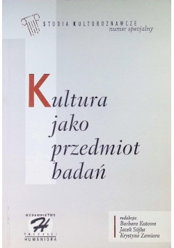 Kultura polityczna jako przedmiot badań
