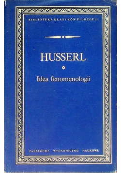 Idea fenomenologii