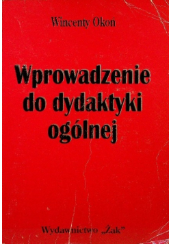 Wprowadzenie do dydaktyki ogólnej