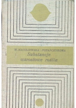 Substancje wzrostowe roślin