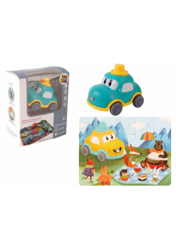 Auto puzzle przygoda drogowa samochodzik