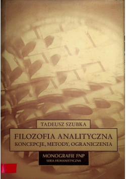 Filozofia analityczna koncepcje, metody, ograniczenia