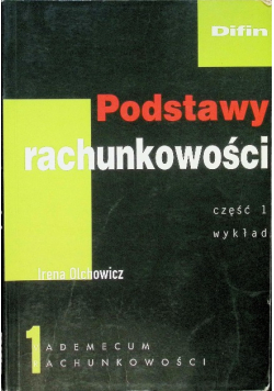 Podstawy rachunkowości Tom 1