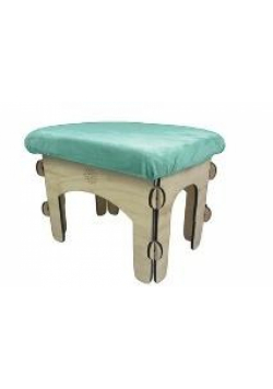 Taboret do pokoju dziecięcego miętowy