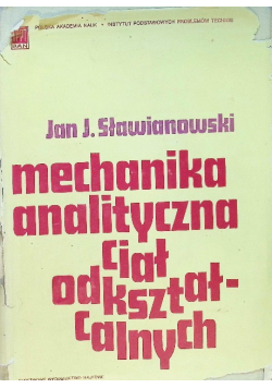 Mechanika analityczna ciał odkształcalnych