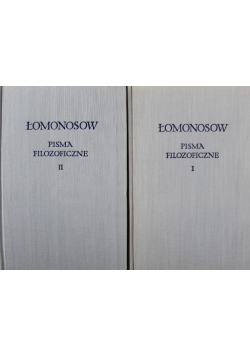 Pisma filozoficzne Tom 1 i 2