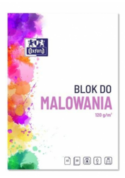 Blok do malowania A3/20K biały (10szt) OXFORD