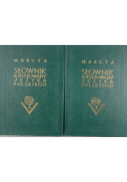 Słownik ilustrowany języka polskiego 1929r. Tom 1 i 2