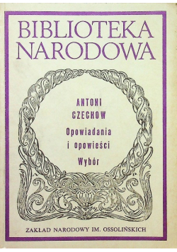 Czechow Opowiadania i opowieści Wybór