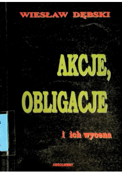 Akcje, obligacje i ich wycena