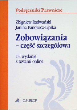 Zobowiązania - część szczegółowa z testami online