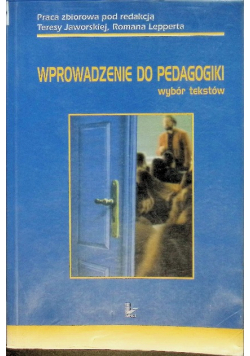 Wprowadzenie do pedagogiki
