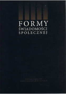 Formy świadomości społecznej