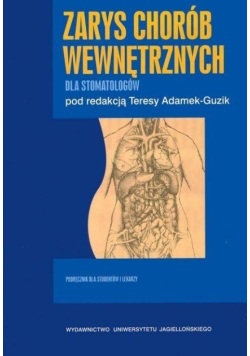Zarys chorób wewnętrznych dla stomatologów