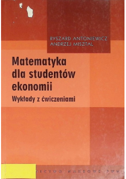 Matematyka dla studentów ekonomii