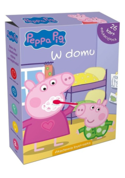 Świnka Peppa. W domu. Karty edukacyjne w pudełku