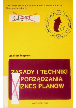 Zasady i techniki sporządzania biznes planów