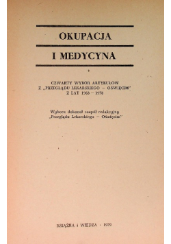 Okupacja i medycyna