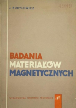 Badania materiałów magnetycznych