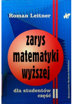 Zarys matematyki wyższej Część II