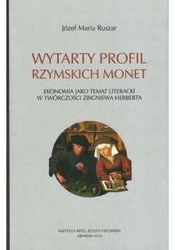 Wytarty profil rzymskich monet