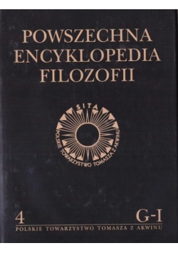 Powszechna Encyklopedia Filozofii Tom 4  G-I