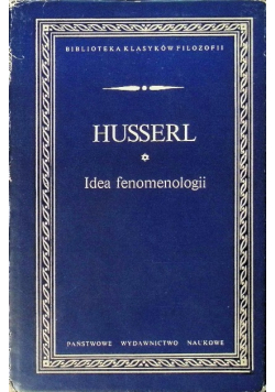Idee czystej fenomenologii