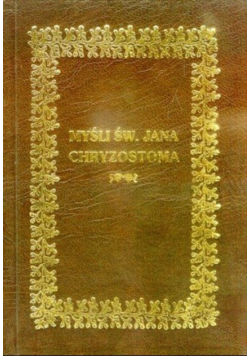 Myśli Św Jana Chryzostoma