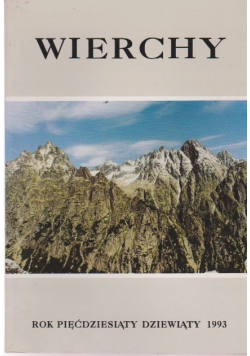 Wierchy Rok Pięćdziesiąty Dziewiąty
