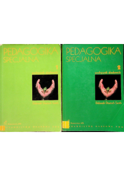 Pedagogika specjalna Tom I i II