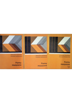 Formy muzyczne Tom 1 do 3