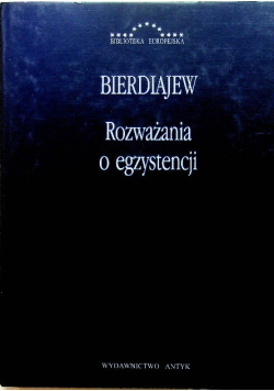 Rozważania o egzystencji