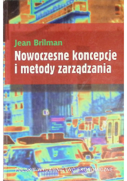 Nowoczesne koncepcje i metody zarządzania