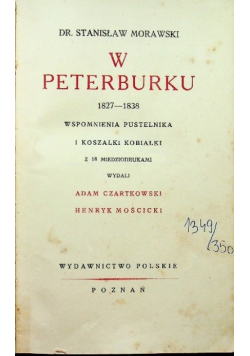 Gawędy o dawnym obyczaju W Peterburku 1928 r.