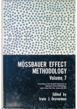 Mossbauer effect mathodology Volume 7