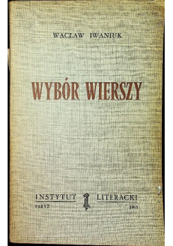 Wybór wierszy