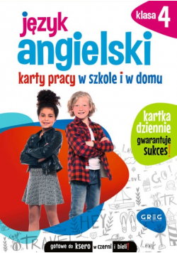 Język angielski. Karty pracy w szkole i w domu