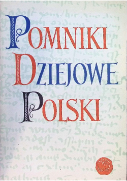 Pomniki dziejowe polski Tom X Część 2