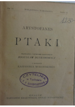 Ptaki, 1922 r.
