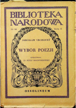 Vrchlicky Wybór poezji