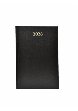Terminarz 2026 dzienny A5 Divas czarny