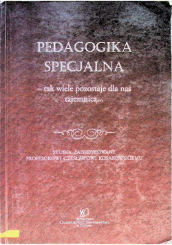 Pedagogika specjalna