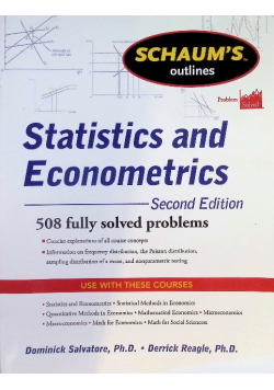 Schaums Outline of Statistics and Econometrics
