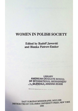 Women in Polish Society
