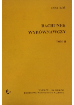 Rachunek wyrównawczy Tom II