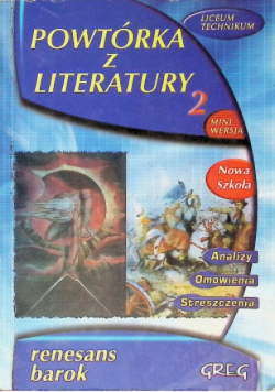 Powtórka z literatury 2 Renesans barok