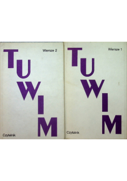Tuwim Wiersze Tom 1 i 2
