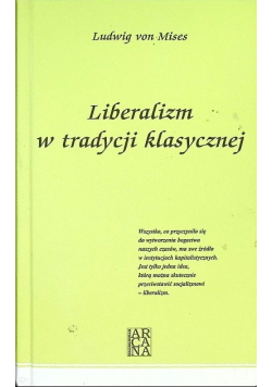 Liberalizm w tradycji klasycznej