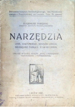 Narzędzia 1921r
