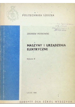 Maszyny i urządzenia elektryczne